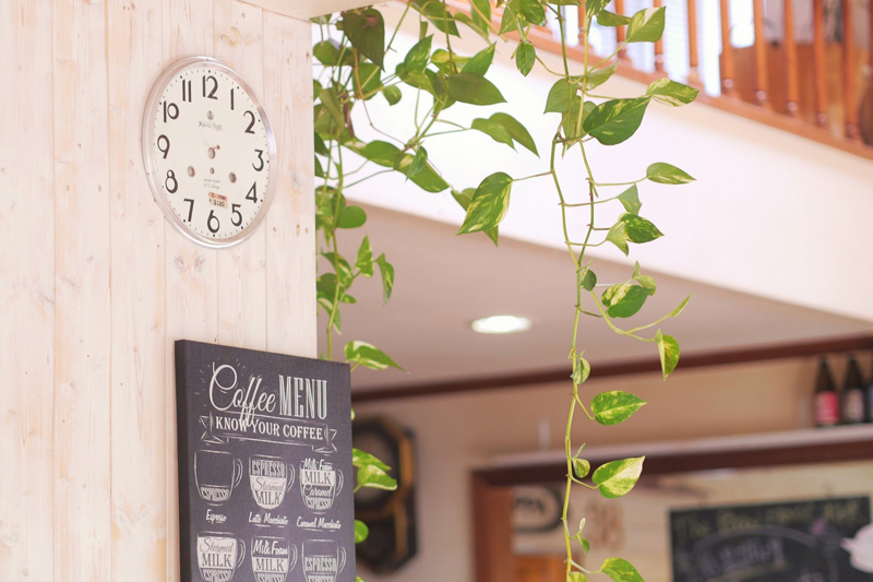 カフェで流れるゆっくりとした時間